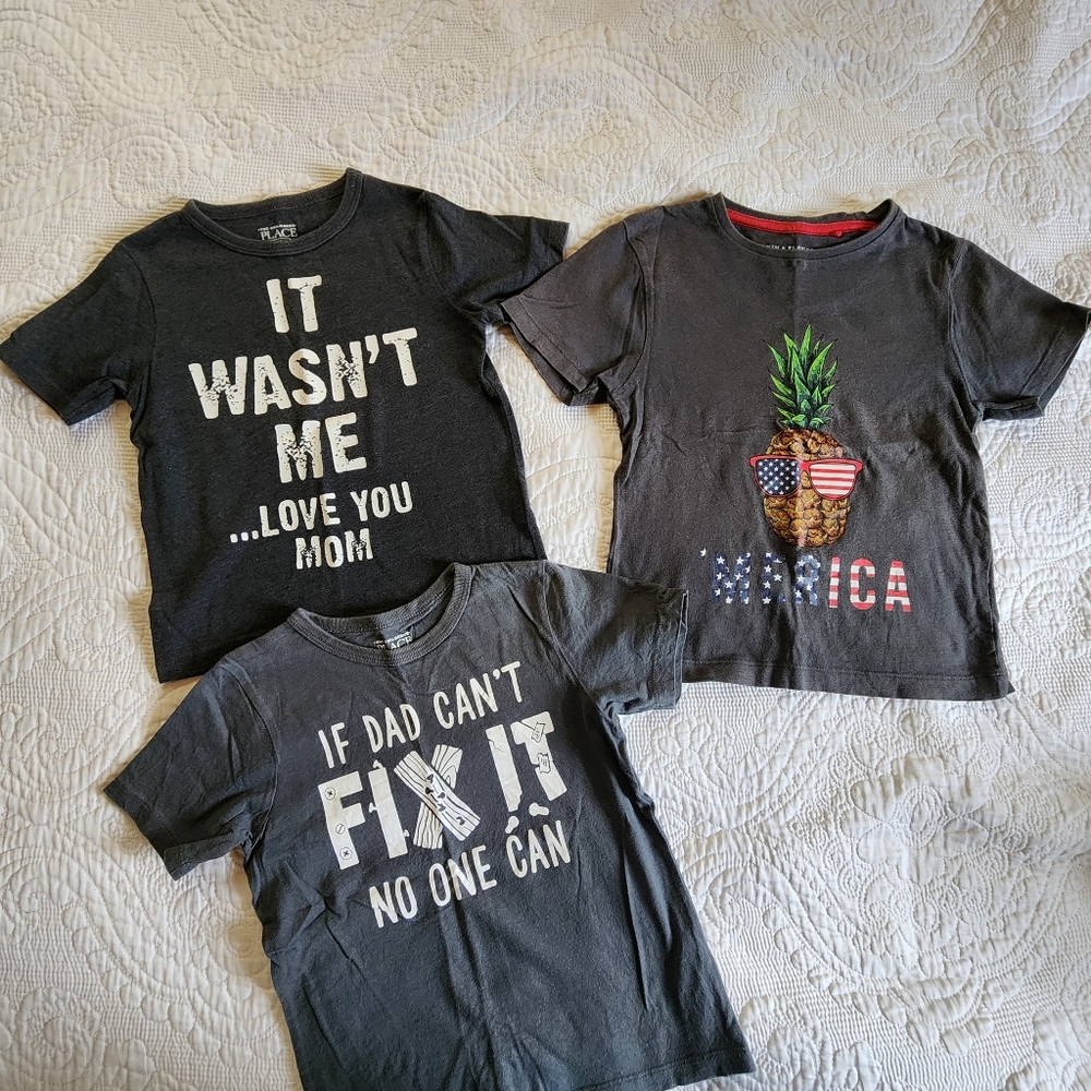 The Children's Place Graphic Tees - Black